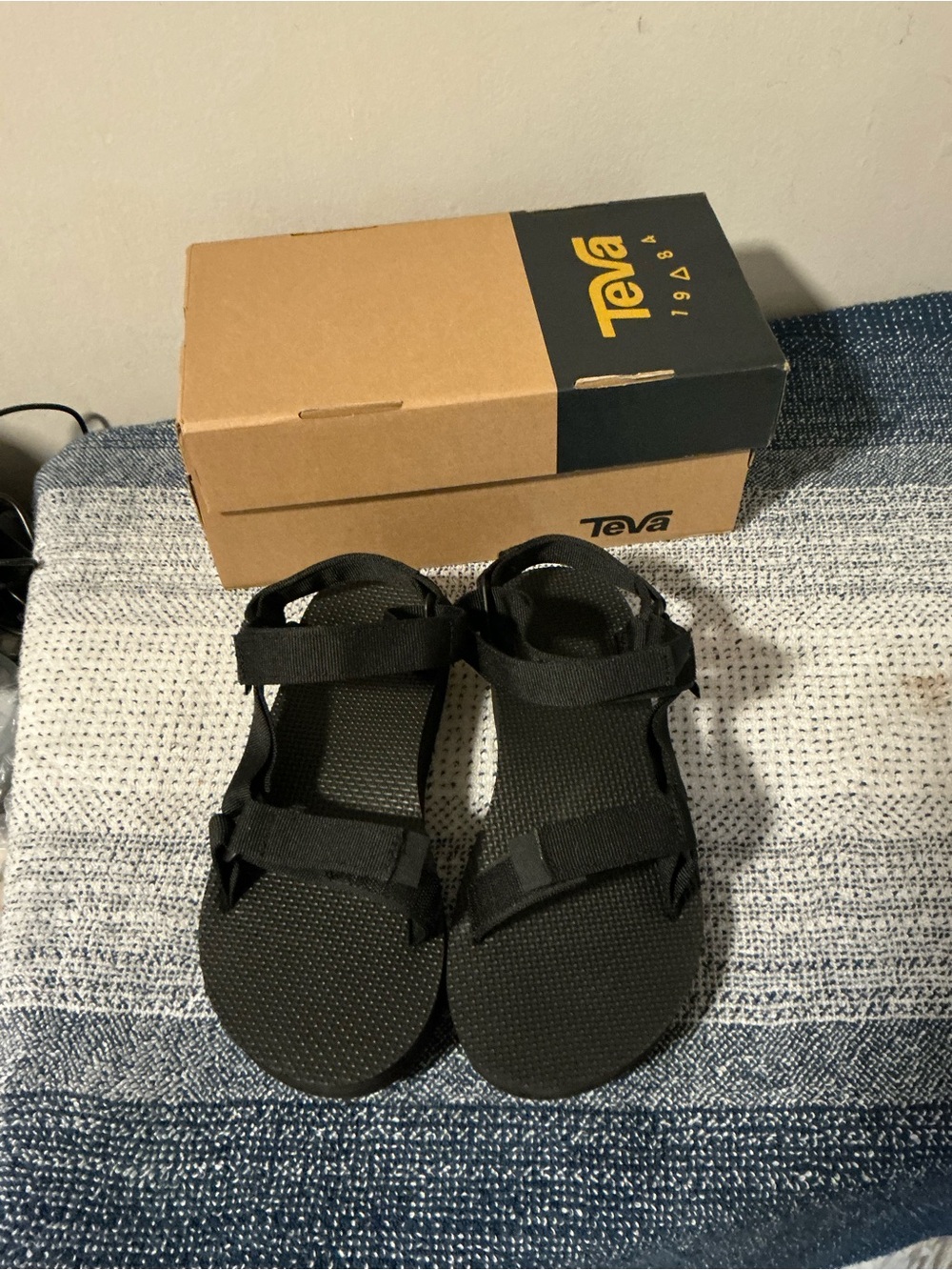 Teva women Black Adjustable Sport Sandals